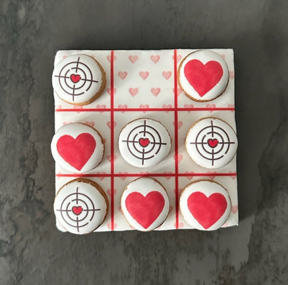 Heart Valentines Tic Tac Toe