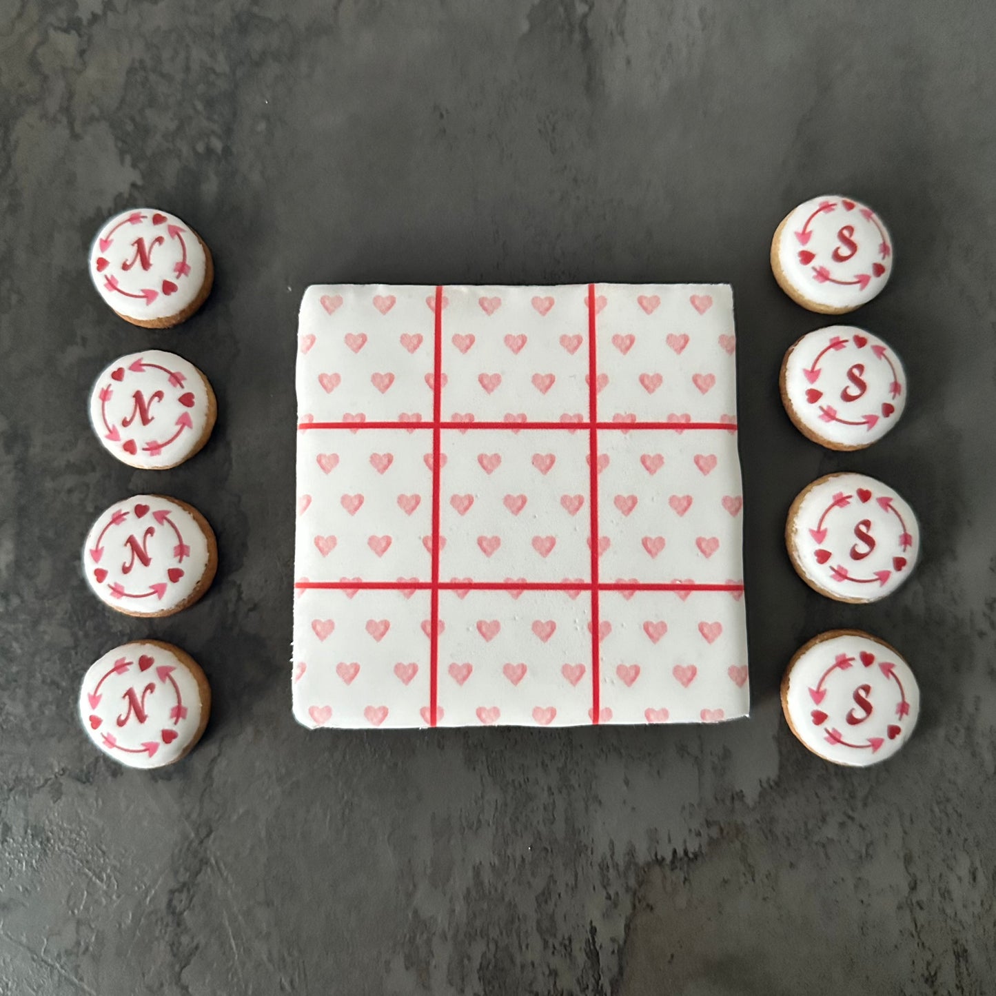 Personalised Valentines Tic Tac Toe