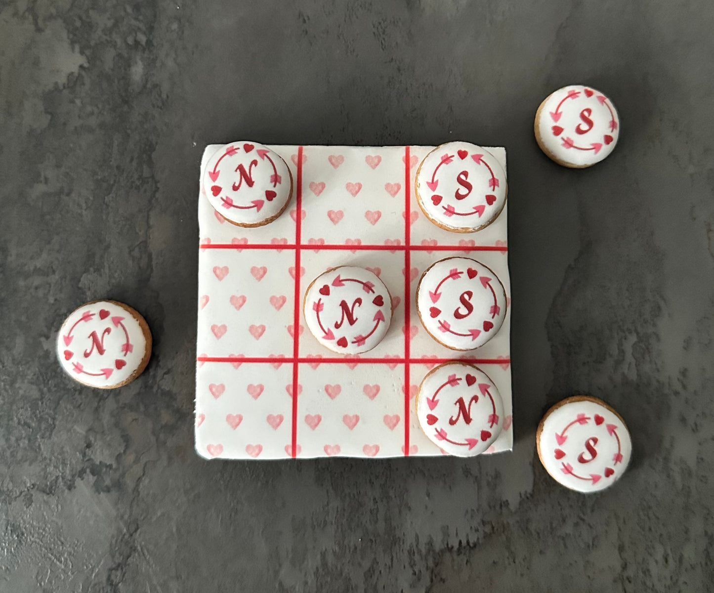 Personalised Valentines Tic Tac Toe