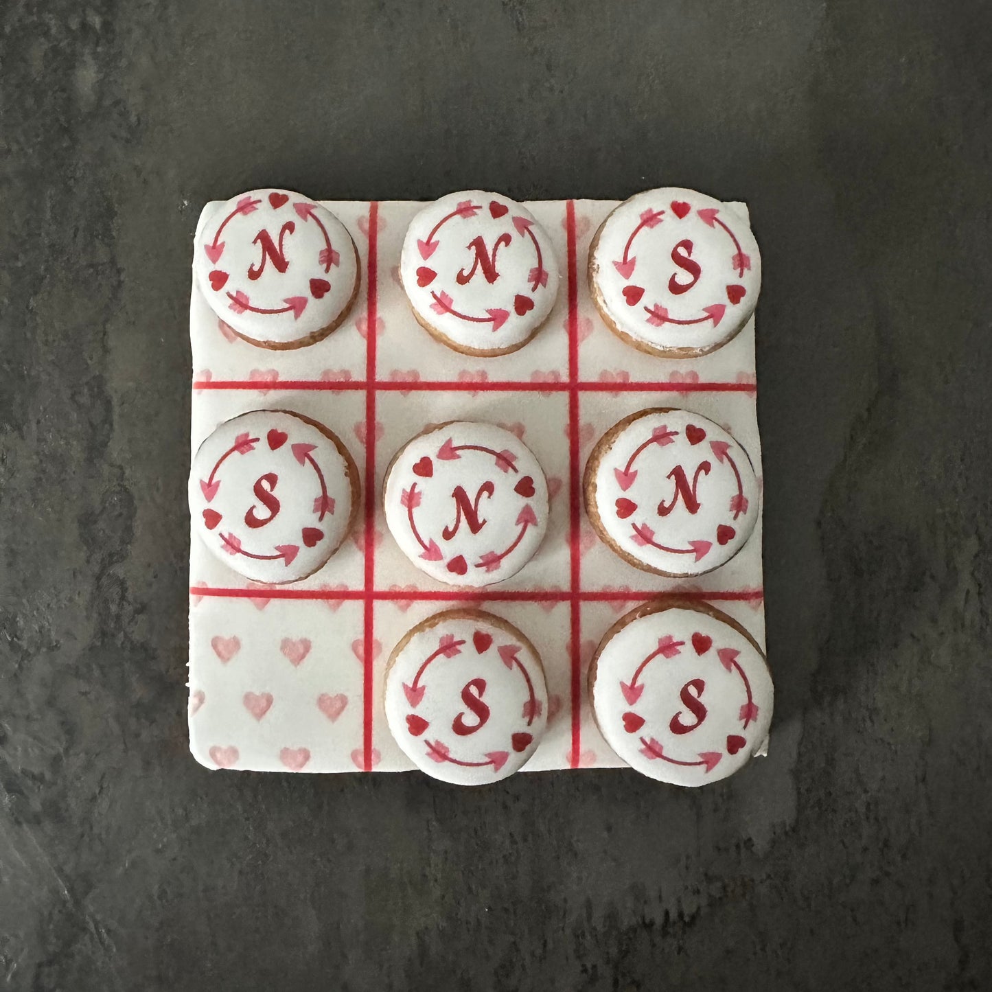 Personalised Valentines Tic Tac Toe