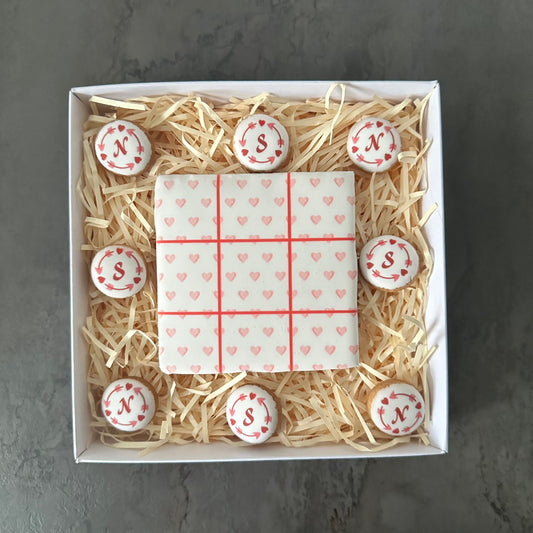 Personalised Valentines Tic Tac Toe