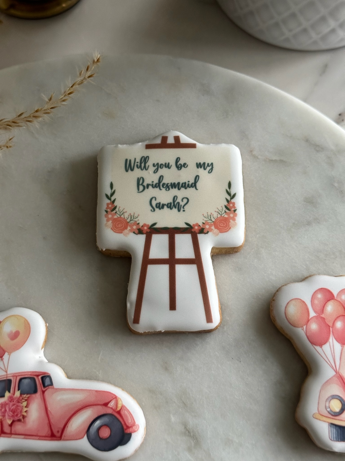 Personalised 'Will you be my Bridesmaid' Cookie Set