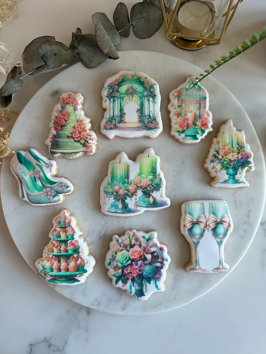 Wedding Collection Cookie Set of 9